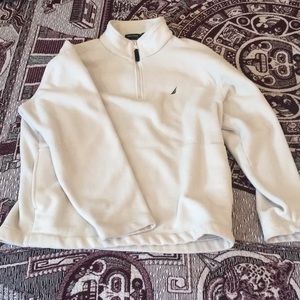 White Nautica Fleece. Cozy!
